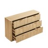 Grungis Wooden Dressers with Storage,Curved Wave Organizer with 6 Drawers for Living Room,Hallway - 4 of 4