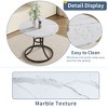 5 Piece Dining Table Set for 4, Modern Dining Set with 4 Upholstered Dining Chairs, Table and Chair Set - ModernLuxe - 4 of 4