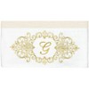 Linum Home Textiles 100% Turkish Cotton MONICA Gold Thread 2PC Embellished Bath Towel Set - 3 of 3