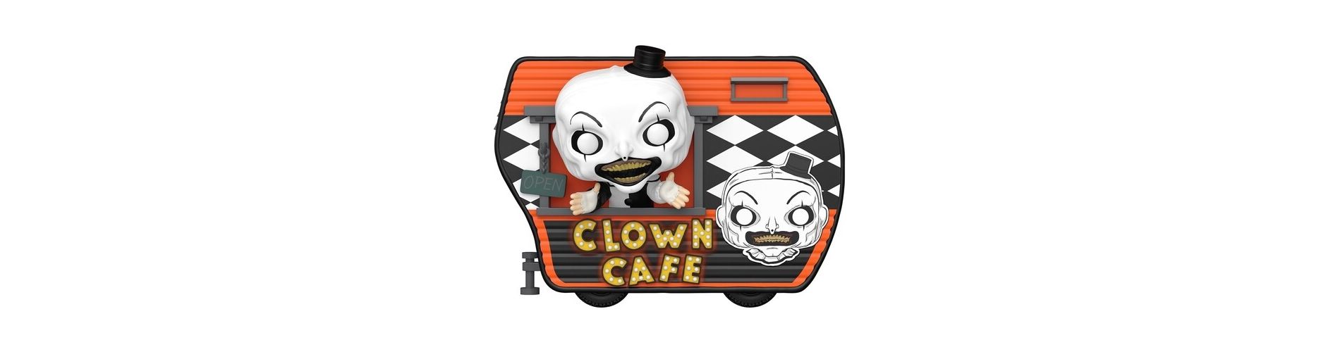 Funko - Funko POP! Rides Deluxe: Terrifier - Art with Clown Cafe