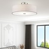 Livex Lighting Meridian 4 - Light Semi-Flush Mount in  Brushed Nickel - 4 of 4