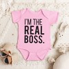 The Juniper Shop I'm The Real Boss Baby Bodysuit - 2 of 2