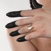 SOHI Women's California Gold The Romantics Finger Ring - 4 of 4