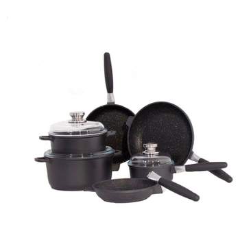 BergHOFF Gem Downdraft 7-pc. Cookware Set, Color: Black - JCPenney