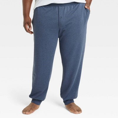 Men's Big & Tall Cotton Modal Knit Jogger Pajama Pants - Goodfellow ...