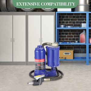 5 Ton/10000 Lbs Pneumatic Air Bottle Jack with Manual Hand Pump,Car Bottle Jack, 8.27"-15.35" Lifting Range for Car Pickup Truck RV Auto Repair - 1 of 4