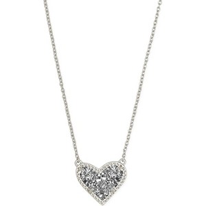 Heart Pendant Necklace Adjustable Chain Length Fashion Jewelry for Women - 1 of 4