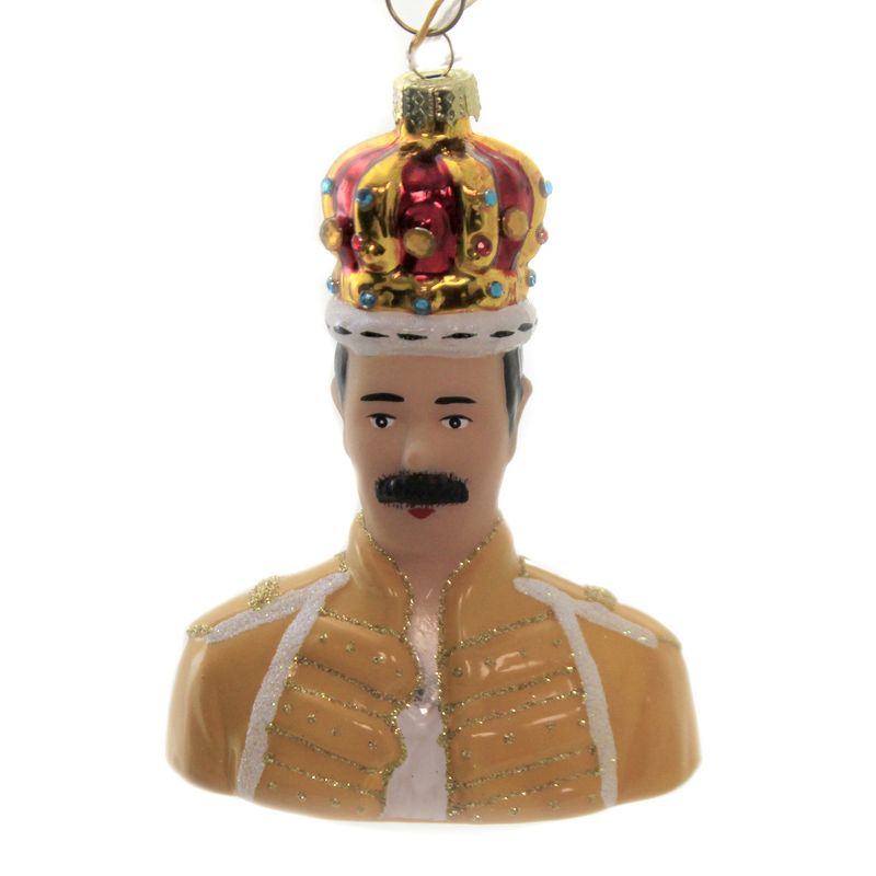 Cody Foster 4.75 In Freddie Mercury Ornament Queen Music Legend Tree Ornaments, 1 of 4