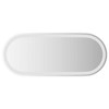 vidaXL LED Bathroom Mirror Transparent Glass 35.4 x 15.7 in - 2 of 4