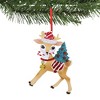 4.0 Inch Peppermint Reindeer Christmas Tree Tree Ornaments - 3 of 3