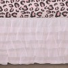 The Peanutshell Leopard Blush Crib Bedding Set and Mobile - 4 Piece Set - 3 of 4