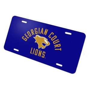 Georgian Court University Lions Logo  Novelty Metal Vanity Tag License Plate - 1 of 4