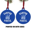 Hampton University Pirates Aluminum Holiday Christmas Tree Ornament - 2 of 4