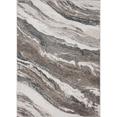 Luxe Weavers Modern Abstract Marble Area Rug