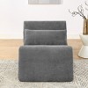 Bean Bag Chair Modern with Ergonomic Memory Foam for Living Room or Bedroom 32in Wide-3irtyhousy - 2 of 4