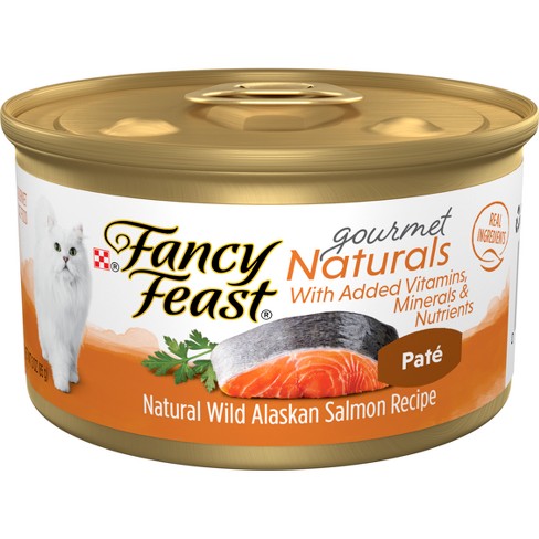 Fancy Feast Gourmet Naturals Wild Alaskan Salmon Fish Recipe