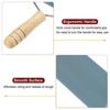 Unique Bargains Non-Stick Smooth Silicone Wood Handle Baking Rolling Pin 2 Pcs - 4 of 4