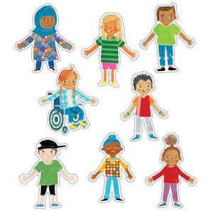 Carson Dellosa Education All Are Welcome Kids Cutouts (36 cut-outs) - 1 of 4