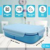 LunaLulinlk Bento Box, Leak-Proof Lunch Box, Durable Portable Lunch Box for Kids, BPA-Free and Food-Safe Material (Blue) - 3 of 4