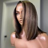 Jessie's Wig 14 Inch Straight Bob Layered Wig 7x5 Pre Cut Lace Highlight Honey Color 1 Pc/Pack - 4 of 4