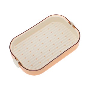 Unique Bargains Double Layer Drain Soap Dish 1 Pc - 1 of 4