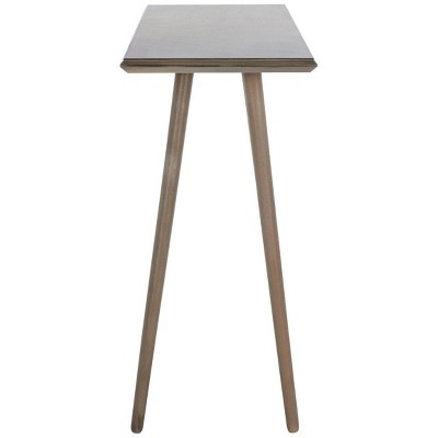 Mid-Century Modern Milk Chocolate Pine Hallway Table