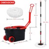 Deluxe Spin Mop and Bucket with Wringer Set - 2 of 4