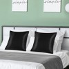PiccoCasa Skin Luxurious Zipper Closure Satin Pillowcases 2 Pcs - 3 of 4