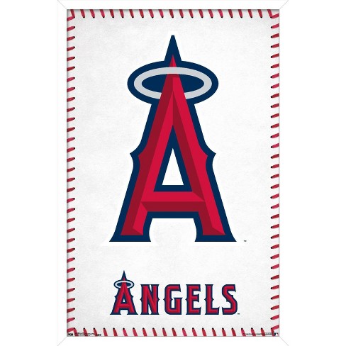  Mike Trout Poster Neon Los Angeles Angels MLB Canvas