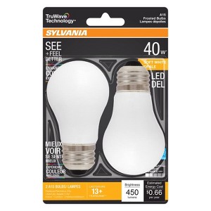 Sylvania TruWave A15 E26 (Medium) LED Bulb Soft White 40 Watt Equivalence 2 pk - 1 of 1