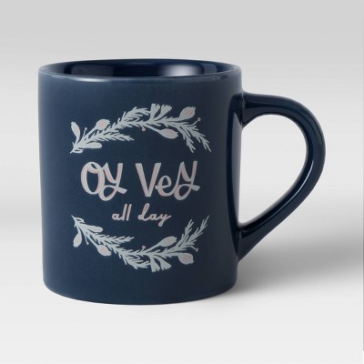 16oz Mug 3 Oy Vey Blue - Threshold™