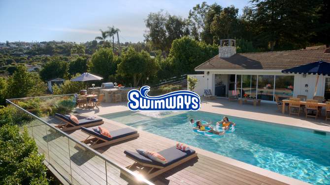 Swimways Premium Spring Float Sunseat - Sky Blue, 2 of 8, play video