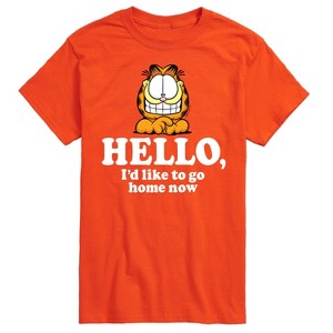 Men's - Garfield - Hello Go Home Now Short Sleeve Graphic T-Shirt - 1 of 4