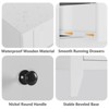 6 Drawer Dresser for Bedroom, Chest of Drawer Dresser for 48 inch TV, Modern Wood Organizer TV Stand for Living Room, Entryway, Hallway - 4 of 4