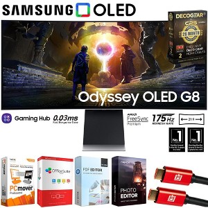 Samsung 34" Odyssey OLED G8 175Hz 0.03ms Curved Monitor +26 Months Protection Bundle - 1 of 4