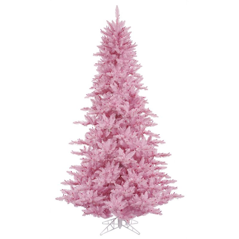 Vickerman Pink Fir Artificial Christmas Tree, 1 of 5