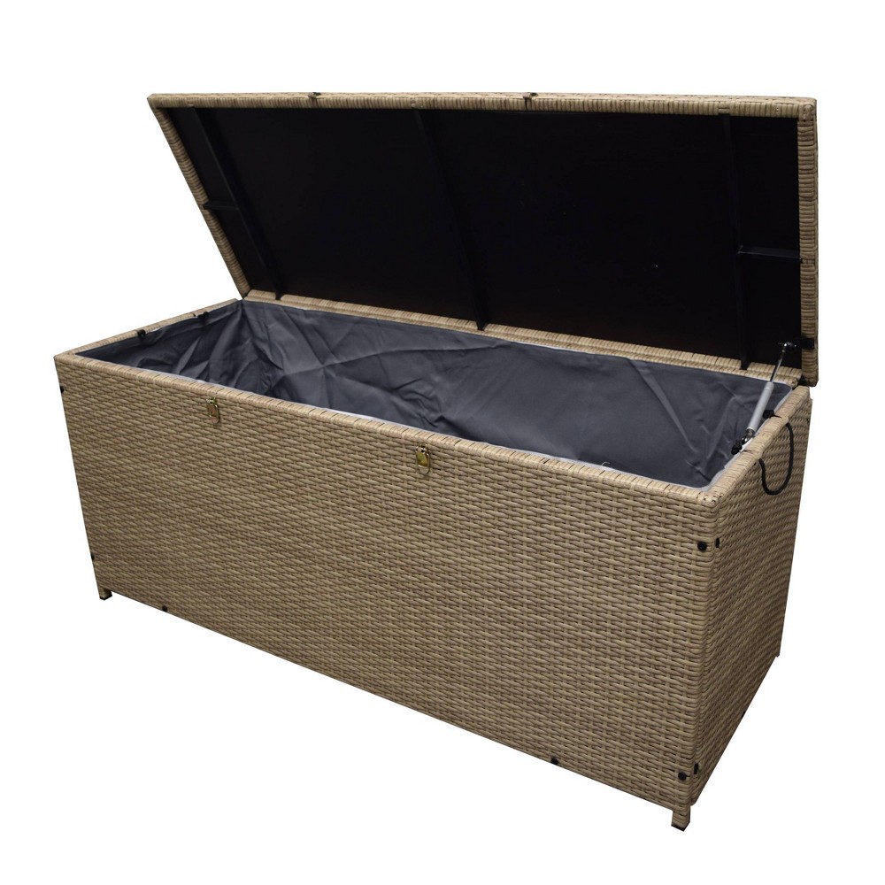 Photos - Garden & Outdoor Decoration Oakland Living 113 gal Patio Storage Bin - Tan