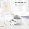 HTUTWOO Jewelry Organizer, Small Jewelry Box Earring Holder for Women Gifts, Jewelry Storage Box 4-Layer Rotatable Jewelry Accessory Storage Tray - 3 of 4