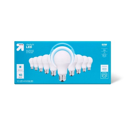 LED 60W 10pk Daylight Light Bulbs - up & up™