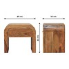 Vynxaria Contemporary Single-Box Nightstand - Solid Oak Wood, Timeless Elegance, Clean Lines, Versatile Home Decor - 3 of 4