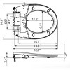 Coucheta Non-Electric Bidet Toilet Seat with Dual Self-Cleaning Nozzles, Fits Round & Elongated Toilets, Soft Close Lid - 4 of 4