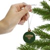 University of La Verne Primary Logo Mini Small Tiny Wood Christmas Tree Holiday Ornament - 2 of 4
