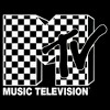 Women's MTV Black and White Checker Logo T-Shirt - 2 of 4