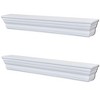 vidaXL Wall Shelves 2 pcs White - 2 of 4