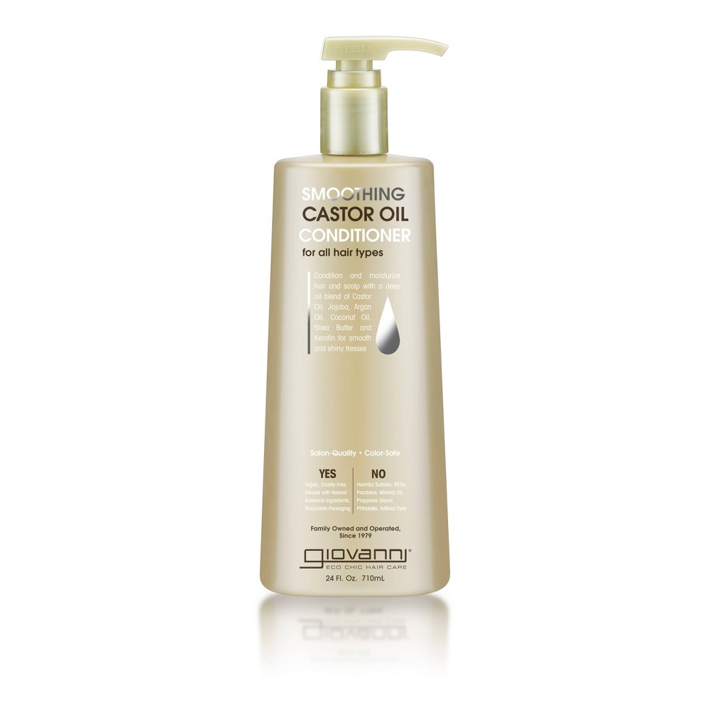 Photos - Hair Product Giovanni Smoothing Castor Oil Conditioner - 24 fl oz 