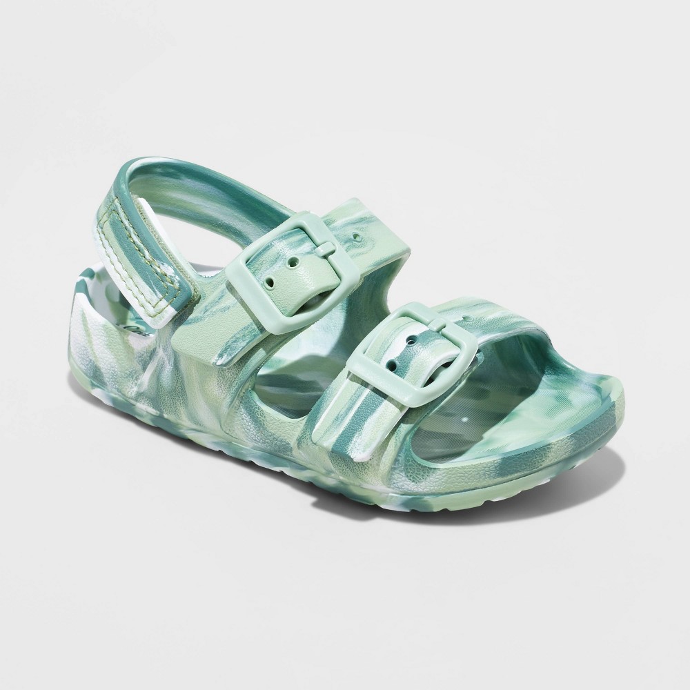Toddler Ade Slip-On Footbed Sandals - Cat & Jack™ Green 5T