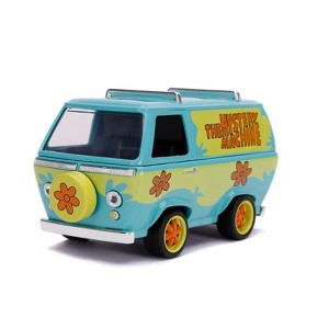 Jada Scooby-Doo Mystery Machine Die-Cast Car, 1:32 Scale Pullback Vehicle, Opening Doors, Ages 8+ - 1 of 3