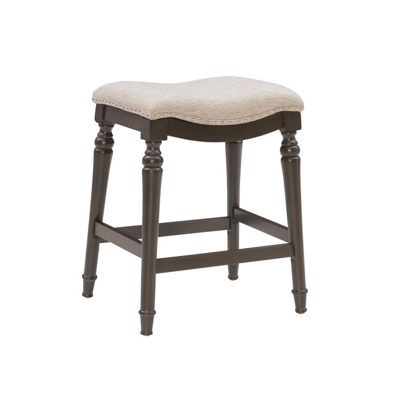 Brayden Big and Tall Backless Wood Counter Height Barstool - Powell, 1 of 13