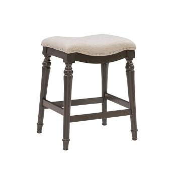 Brayden Big and Tall Backless Wood Counter Height Barstool - Powell