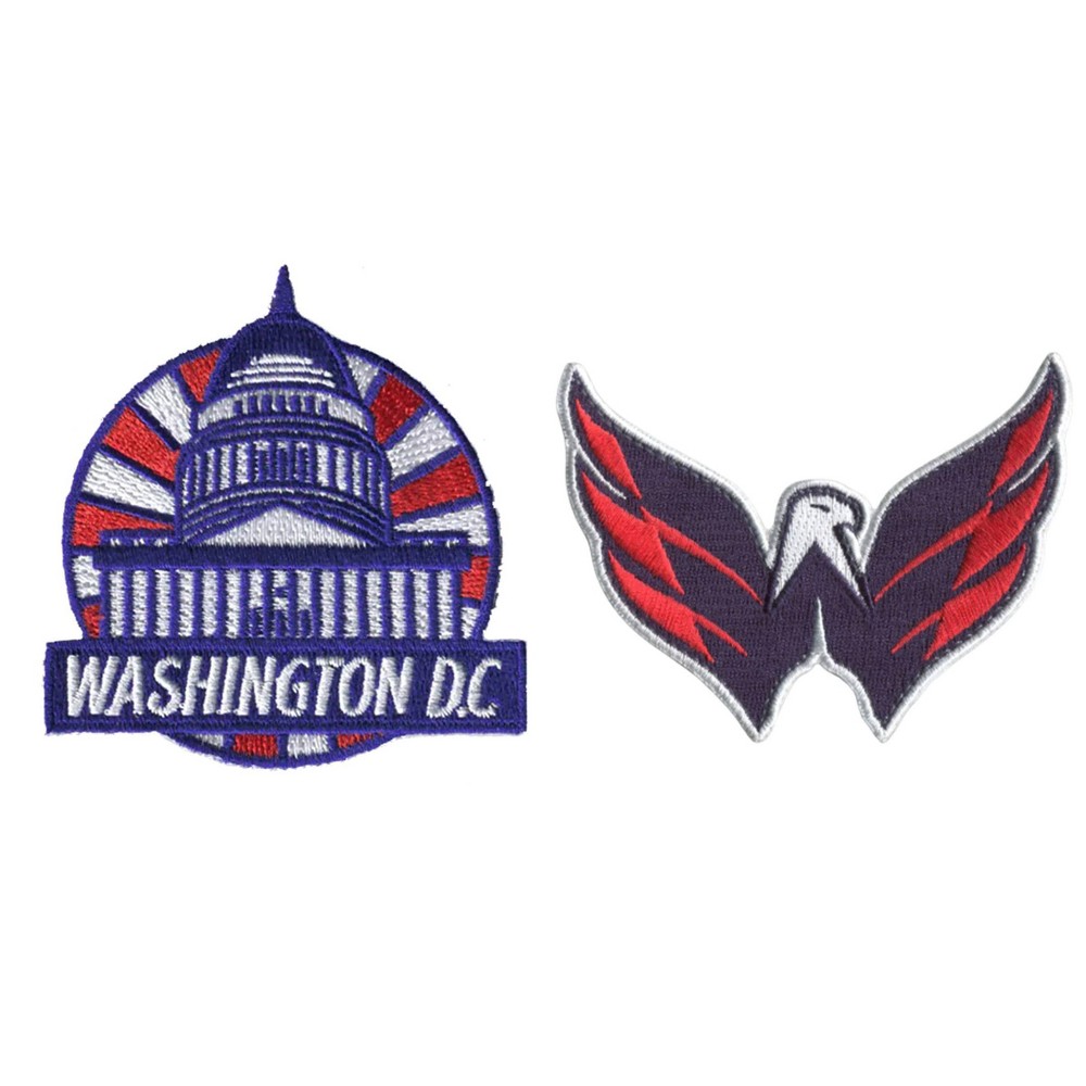 Photos - Accessory HEDi-Pack Hook and Loop Patch 2pk - Washington DC & Washington Capitals PL